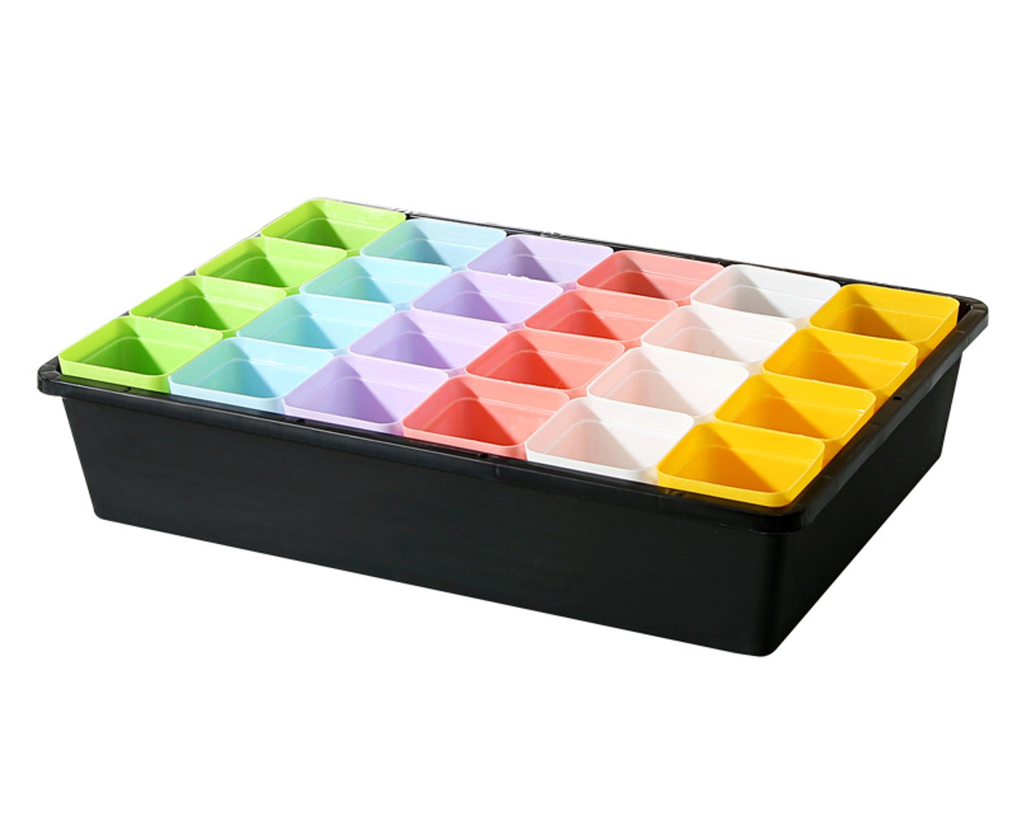 Heavy Duty Propagator Bin with Drain Hole and 3" Humidity Control Dome