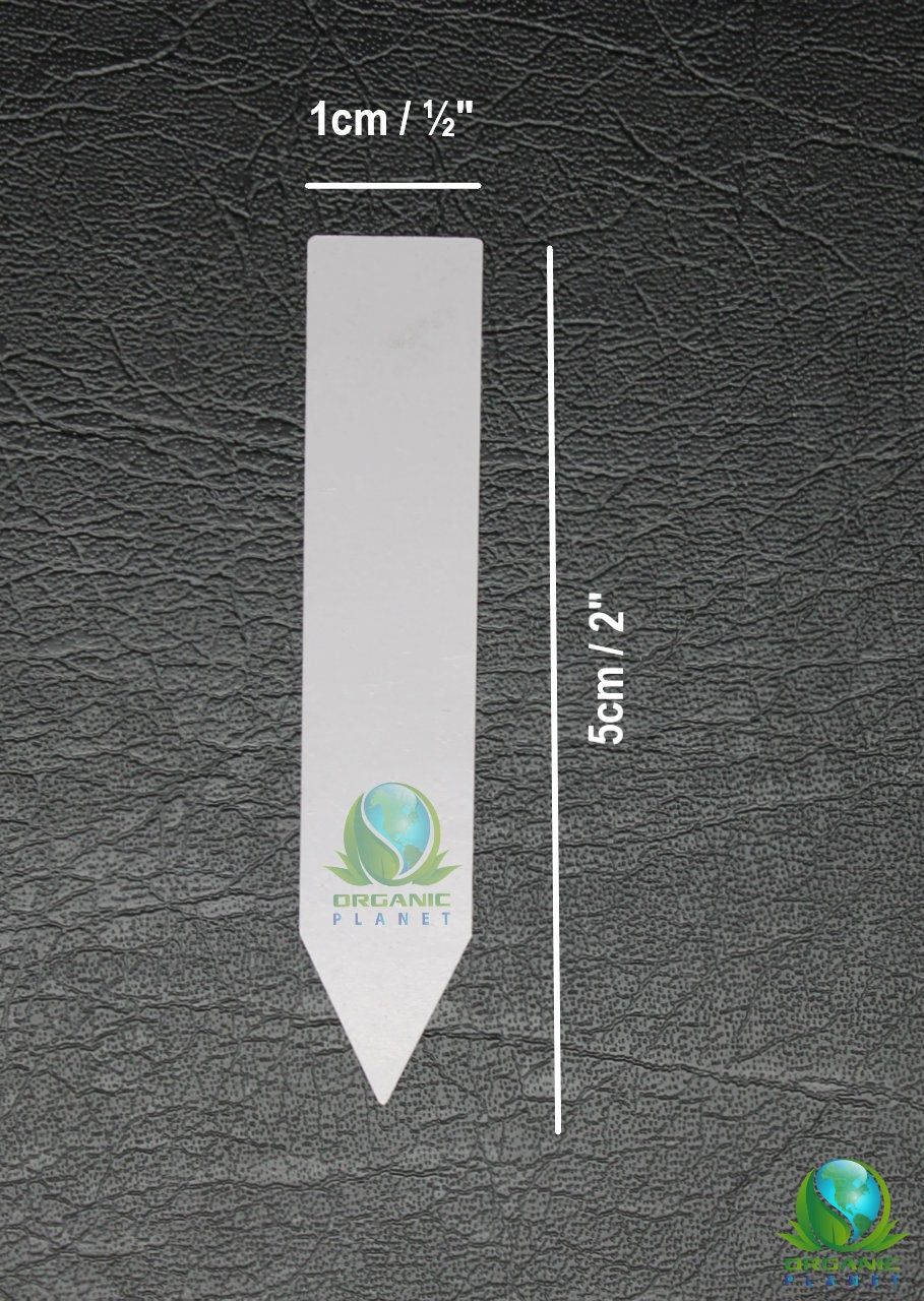 Plant Tags 2 inch White / Nursery Marker / Plastic Waterproof Garden Labels