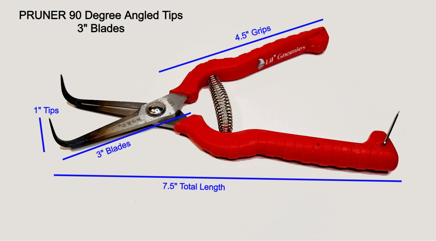 Pruner 90 Degree Angled Annealed Tips Trimmer Shears Scissors Specialty Tool