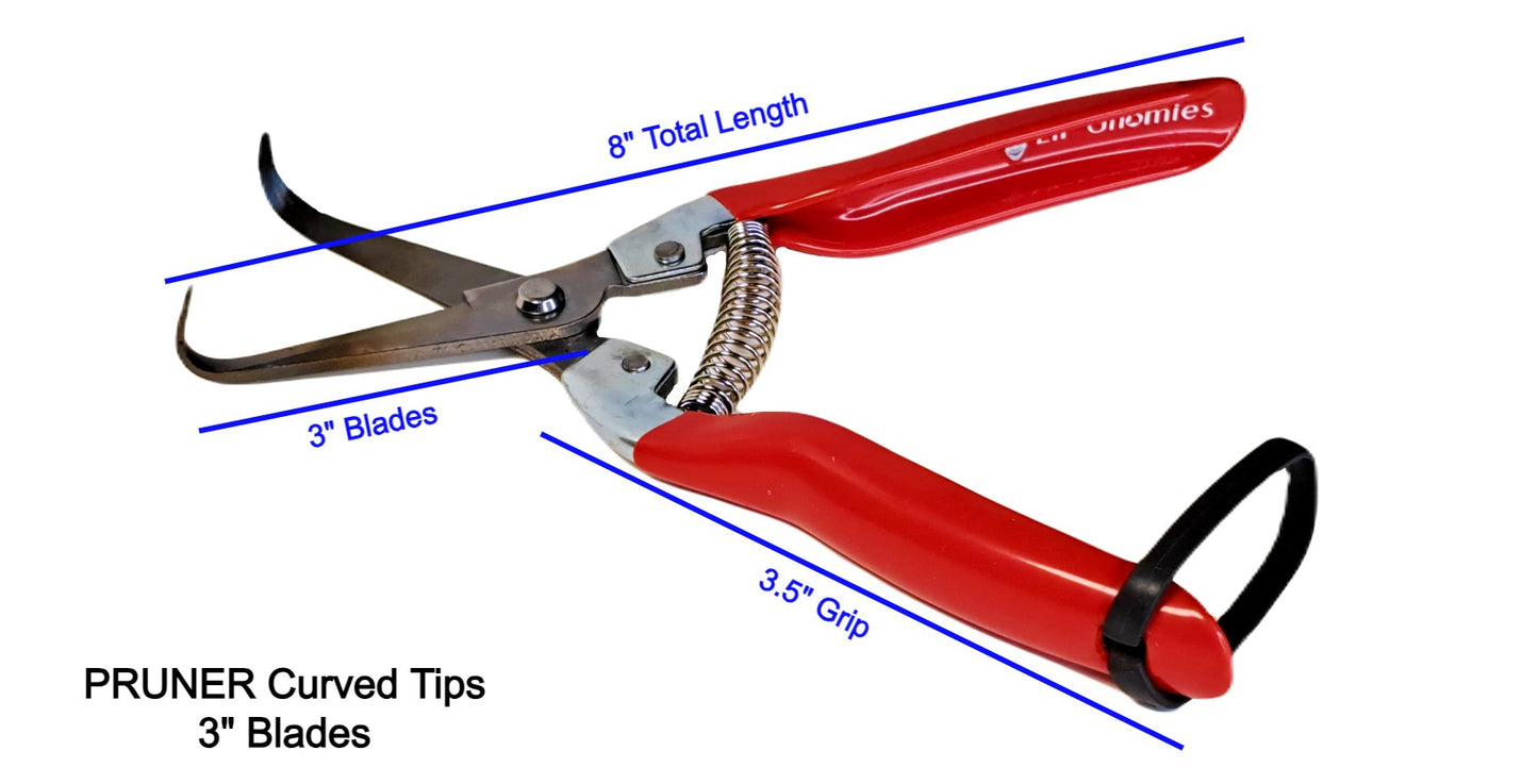 Pruner U-Curved Angled Annealed Tips Trimmer Shears Scissors Specialty Tool