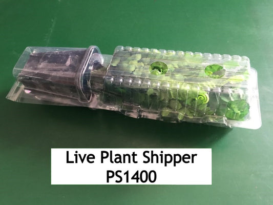 Live Plant Shipper 6.7 Inch Clone Shipping Clam Shell Packaging