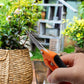 Pruner Garden Shears Leaf Trimmer Stainless Steel Straight Blades