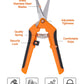 Pruner Garden Shears Leaf Trimmer Stainless Steel Straight Blades