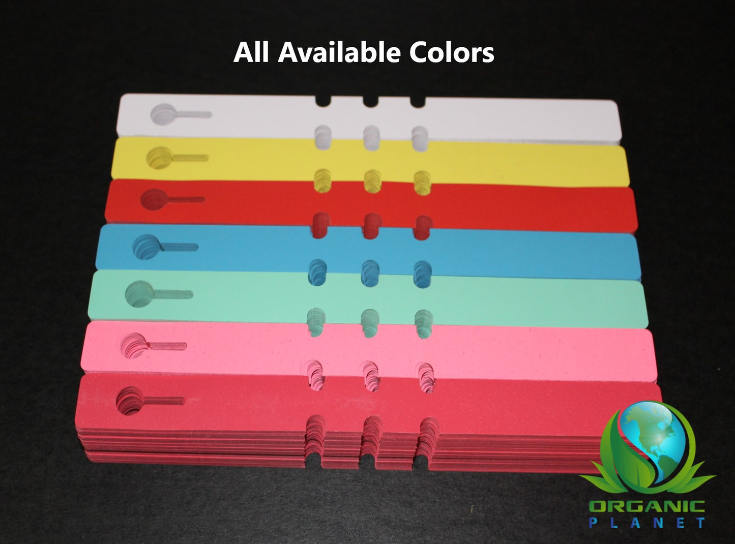 Plant Hanging Tags Wrap-Around  8-Inch Plastic 8"x3/4"