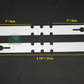 Plant Hanging Tags Wrap-Around  8-Inch Plastic 8"x3/4"