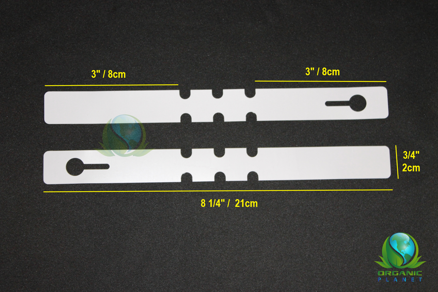 Plant Hanging Tags Wrap-Around  8-Inch Plastic 8"x3/4"