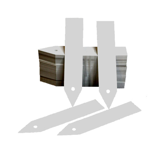 Plant Tags 4 inch White / Nursery Marker / Plastic Waterproof Garden Labels