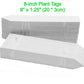 Plant Tags 8 inch White / Nursery Marker / Plastic Waterproof Garden Labels