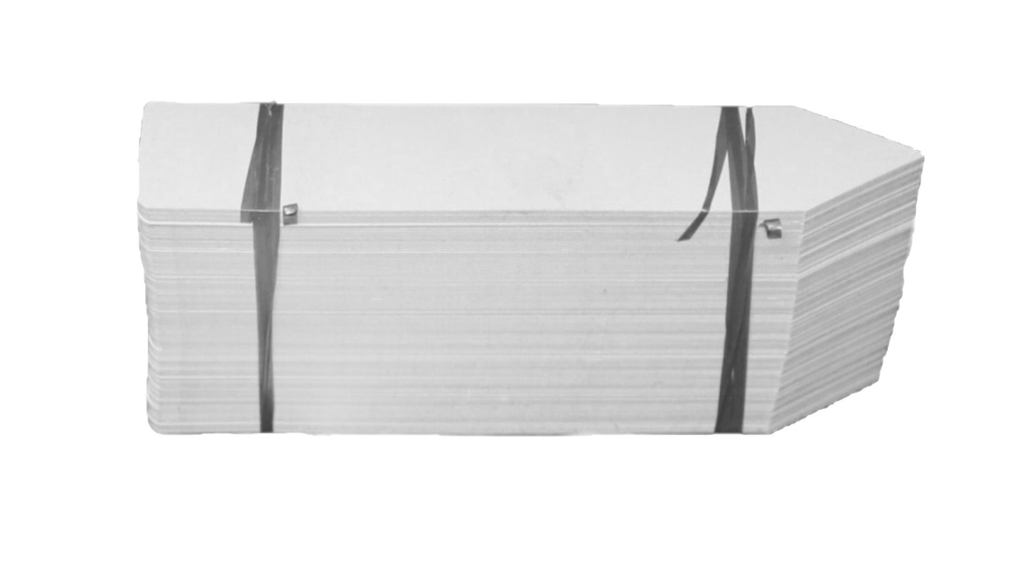Plant Tags 8 inch White / Nursery Marker / Plastic Waterproof Garden Labels
