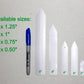 Plant Tags 8 inch White / Nursery Marker / Plastic Waterproof Garden Labels
