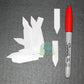 Plant Tags 2 inch White / Nursery Marker / Plastic Waterproof Garden Labels